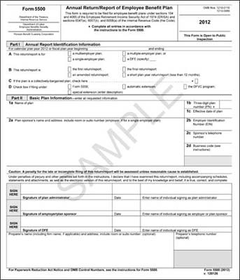 Form-5500(b) - Erisa Diagnostics, Inc